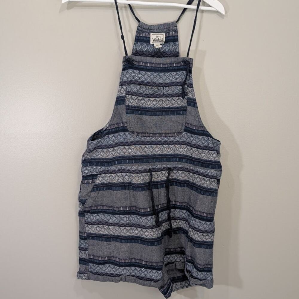 Woolrich Short Overalls Shortalls Southwest Tribal Festival CottageCore - Size S